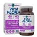 Vital Planet - Vital Flora Women Over 55 Daily Probiotic 60 Billion CFU Diverse Strains Organic Prebiotics Vaginal and Immune Support Digestive Health Probiotics for Women 30 Capsules