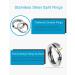 Facikono 250pcs Stainless Steel Fishing Split Rings Assortment Kit - Double Flat Wire Snap Ring for Lure Tackle Connector - Buy Online on GoSupps.com