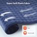 Toberto Electric Heating Pad for Back Pain Relief - 12x24 Ultra Soft Large Heated Pad - 6 Heat Settings, 4 Timer Auto Shut Off - Navy Blue - Buy Online on GoSupps.com