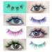 Colored Cluster Eyelashes DIY Extensions Set | 140 PCS Individual Lashes in 7 Colors | False Lashes DIY at Home Pack - Buy Online on GoSupps.com