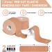 CKeep Kinesiology Tape (2 Rolls) - 33ft Cotton Elastic Athletic Tape for Muscle Pain Relief and Joint Support - Hypoallergenic & Waterproof - Buy Online on GoSupps.com