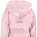 Personalized Children's Bathrobe - Custom Embroidered White Robe for Kids 134-140 - Yoursurprise Soft Ferry Rosa - Buy Online on GoSupps.com