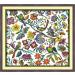 Dimxvean Cross Stitch Kits  Stamped Cross Stitch Kits for Adults Beginners Full Range of Cross-Stitch Stamped Kits Needlecrafts Embroidery Kits 11CT-Flower and Bird World 17.7x19.7 inch VA20