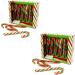 2x Candy Canes Bonds Peppermint for Christmas 12pk | Christmas Candy Canes Sweets Gift | Candy Cane Stockings | Sweets Bulk | Christmas Tree Decorations | Gingerbread House Kit | 144g - Buy Online on GoSupps.com