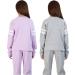 Hind Girls 4-Piece Active Fleece Jogger Set | Lavender-Heather | Size 10-12 - Buy Online on GoSupps.com