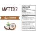 Matteo's Sugar-Free Fruit Syrup Sweeteners for all types of Beverages - for Pastry Dessert Kitchen Restaurant and Bars Tropical Coconut Flavor Smooth Creamy Non Alcoholic Syrup (750ml - 6pk) 750 ml (Pack of 6) - Buy Online on GoSupps.com