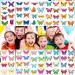 81 Colorful Butterfly Temporary Tattoos for Kids and Girls - Waterproof Party Decorations (10 Sheets) - Buy Online on GoSupps.com