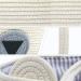 InfiBay Baby Diaper Caddy Organizer with Removable Dividers - Cute Bear Basket - Portable Nursery Storage Basket - White - Buy Online on GoSupps.com
