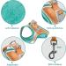 Geeric Adjustable Cat Dishes & Escape-Proof Harness Set - Reflective Green/Orange for Small Cats | Shop Internationally - Buy Online on GoSupps.com