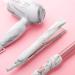 FoxyBae Mini Travel Hair Dryer - Professional Salon Results - White Marble & Rose Gold - Buy Online on GoSupps.com