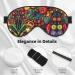 Buy SSIMOO Fresh Fruits & Vegetables Sleep Mask - Adjustable Breathable Fashionable Eye Mask for Comfortable Sleep | International Shipping - Buy Online on GoSupps.com