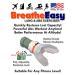 BreatheEasy Lung Exerciser with Video & eBook - Abs & Deep Breathing Trainer - Buy Online on GoSupps.com
