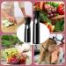 Xianglongy Spray Bottles for Hair: 200ml & 300ml Refillable Continuous Fine Mist Black Hair Spray Bottles - Buy Online on GoSupps.com
