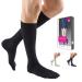 mediven for Men Select 20-30 mmHg Closed Toe Knee High Compression Stockings VI-Extra-Wide Black