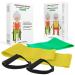 Chair Exercises for Seniors - Two Resistance Bands Handles and Printed Exercise Guide. Adjustable Fitness Equipment for Seniors Elderly Home. Occupational & Physical Therapy Aids