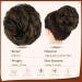 Claw Clip Messy Bun Hair Piece | Wavy Curly Chignon Ponytail Hairpiece in Medium Brown & Light Auburn - Buy Online on GoSupps.com