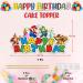 Seyal Supr Mario Happy Birthday cake Topper - Buy Online on GoSupps.com