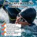 3D Waterproof Bathing Cap for Men Women & Kids | Swimming Cap for Short & Long Hair - Black - Buy Online on GoSupps.com