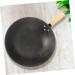 Zerodeko Wok Nonstick Frying Pan Nonstick Cookware Nonstick Skillet Pan Mini Food Metal Grilling Stir Fry Skillet Mini Accessories Seafood Pan Uncoated Work Iron Noodle Cooker - Buy Online on GoSupps.com