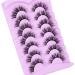 JIMIRE Cluster Lashes Individual Eyelash Clusters Natural Look Eyelashes Extension Russian D Curl Lash Extensions Fluffy Eyelash Individuals 9-17mm Thick Fake Eyelashes - Buy Online on GoSupps.com