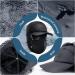 Winter Trapper Hat with Ear Flaps - Windproof Unisex Ushanka Hat in Black - Buy Online on GoSupps.com