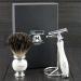 Premium Men's Shaving Kit | Double Edge Safety Razor Brush & Stand | Ultimate Grooming Set - Buy Online on GoSupps.com