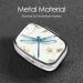 Dragonfly Printing 2 Compartment Small Pill Case | Cute Travel Pill Box Organizer for Purse and Gifts - Buy Online on GoSupps.com