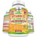 Premium Vitamin D3 10000 IU (250mcg) Infused with Extra Virgin Olive Oil - Immune Support - 300 Softgels - Supports Heart Joints Bone Muscle and Mood Health - Non GMO Vitamin D Supplement