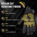 Zune Lotoo Touchscreen Tactical Gloves Full Finger  TPR Impact Protective  Kevlar Lined  EVA Palm Padding  Safety Work Gloves for Men Women Airsoft Shooting Range Paintball Motorcycle black zag6 full finger Medium - Buy Online on GoSupps.com