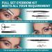BOYI 9-in-1 Eyebrow Grooming Kit for Women & Men - Razor Scissors Tweezers & More | Perfect for Flawless Brows - Buy Online on GoSupps.com