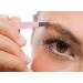 Stainless Steel Eyebrow Tweezers Set with Pointed and Slanted Tips + Curved Brow Scissors Pink Travel Case Included - Buy Online on GoSupps.com