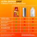 Wampole Ultra Energy Shot Energy and Focus 0 g of Sugar Less Than 1 mg of Caffeine Natural Orange Flavour- 12-pack - Buy Online on GoSupps.com