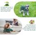 Jostift Microfiber Dog Bathrobe - Extra Absorbent & Fast Drying Dog Towel with Adjustable Straps for All Sizes - Perfect for Large and Small Dogs (M Green) - Buy Online on GoSupps.com