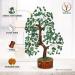 YATSKIA Green Aventurine Money Tree - Healing Crystal Tree for Home Decor & Gifts | Chakra Crystals & Gemstones - Buy Online on GoSupps.com