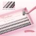 Cuckoo Cluster Lashes - 100 Pc 3D Fluffy DIY Eyelash Extensions - C Curl Mixed Length Individual Cluster Lashes for Volume - Cluster Lash-01 - Buy Online on GoSupps.com