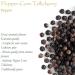 Organic Tellicherry Black Peppercorns for Grinder - Premium 100g Peppercorn Pack - Buy Online on GoSupps.com