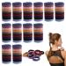 120 Pieces Seamless Hair Ties Hair Bobbles for Women Elastic Hair Ties No Damage Thick Hair Bands Women Girls Ponytail Holders for Thick Heavy and Curly Hair (10 Colors)