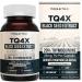 20% Thymoquinone Black Seed Oil Extract Capsules - TQ-Advanced 4X: Highest Thymoquinone Concentration Available - 60:1 Concentrate from Nigella Sativa, Raw Form, Vegan, Glass Bottle (60 Capsules)