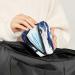 Shop Women's Portable Period Kit | Dark Blue Unicorn Storage Pockets Perfect for On-the-Go | Feminine Product Bag - Buy Online on GoSupps.com