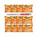 Ja Cor Instant Ramen Noodle Soup Chicken Flavor Noodles 3 oz. Bulk Pack Bundle with 1-Set of Reusable Stainless Steel Chopsticks(12 Individual Packs)
