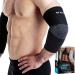 Mava Sports Recovery Compression Elbow Sleeve | Support for Arthritis Tendonitis Tennis & Golfers Elbow | Bamboo Carbon Fiber | XXL Size - Buy Online on GoSupps.com