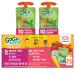 GoGo squeeZ fruit & veggieZ Kids Snacks Variety Pack, 3.2 oz. (20 Pouches) - Boulder Berry, Pedal Pedal Peach Flavors - Nut Free, Dairy Free, Gluten Free Snacks for Kids Boulder Berry & Pedal Pedal Peach