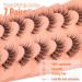 Mavphnee Cat Eye Wispy 3D False Lashes - Natural Look Clear Band, 7 Pairs - Buy Online on GoSupps.com