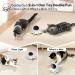 GoldenSun Automatic 2-in-1 Interactive Cat Toy | 8-Hole Whack A Mole Moving Feather | USB Rechargeable Electronic Kitten Toy - Indoor Cats | All Breeds - Black - Buy Online on GoSupps.com