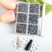 Beadsland 7200PCs Flatback Rhinestones - Clear Round Crystal Nail Gemstones Mixed Sizes SS3-SS10 Green Volcano Color with Wax Pencil Kit for Handicrafts - Buy Online on GoSupps.com