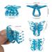 PAGOW 12 Pcs Butterfly Hair Clips Set - Resin Mini Barrettes for Women Girls - Cute Colored Claw Clips - No-Slip Transparent Design - 90s Fashion Accessory in Blue Purple Yellow Pink - Perfect Christmas Gift - Buy Online on GoSupps.com
