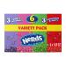 NERDS Candy Dual Variety Grape & Strawberry Watermelon & Cherry Crunchy Fruity - 9.9 Oz - Pack of 6 - Buy Online on GoSupps.com
