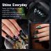 Aokitec 8ML*2 9D Cat Eye Gel Nail Polish Kits With Black Gel Polish And Magnetic Galaxy Glitter Holographic Shimmer Magic UV LED Soak Off Gel For Nail Art (Green & Purple) Green & Violet - Buy Online on GoSupps.com