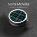 Blue and Green Scottish Tartan Round Pill Box | 3-Compartment Mini Pill Organizer | Portable Travel Medicine Holder - Buy Online on GoSupps.com
