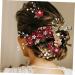 FOMIYES 10 Sets Bridal Headwear Flower Hair Accessories Bridal Tiara Pearl Hair Barrettes Bridal Hair Comb Blue Tiara Side Combs Blue Flower Hair Clip Tiaras Vintage Bridesmaid Aquamarine - Buy Online on GoSupps.com